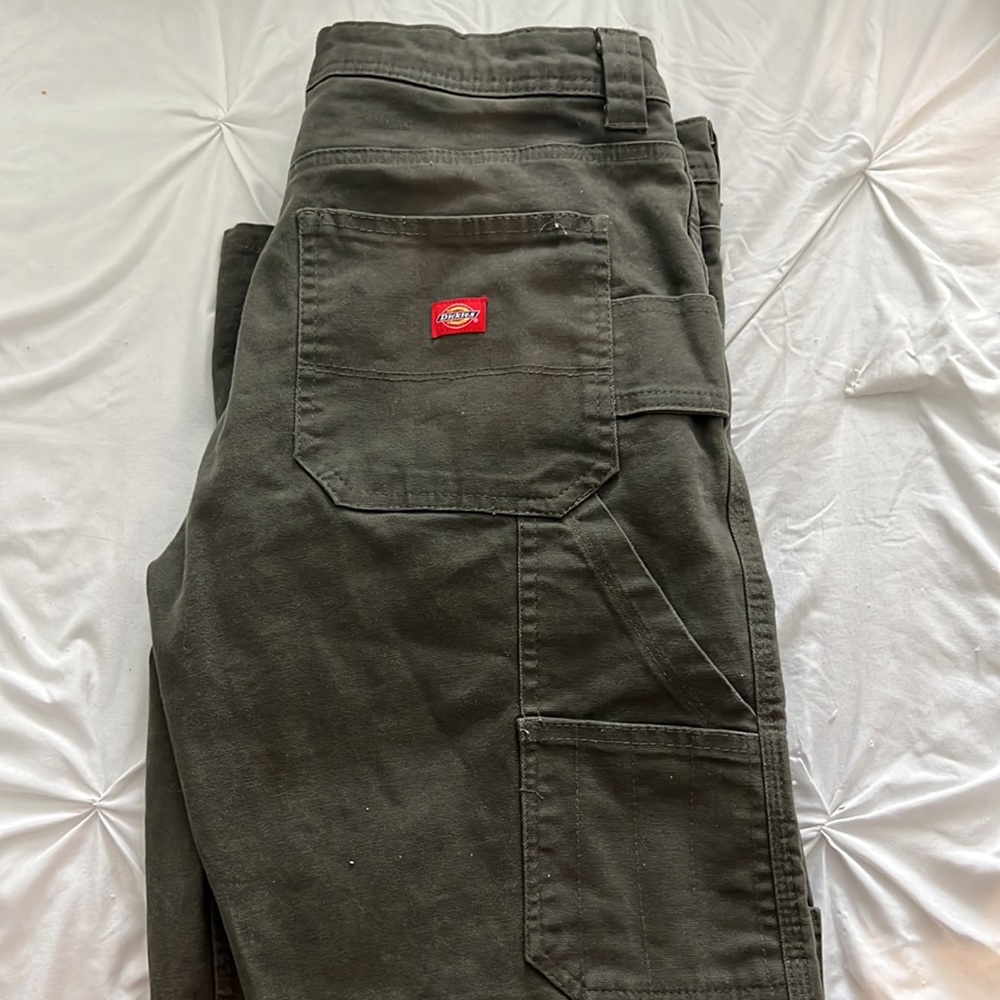 Army Green Women Dickies Pants